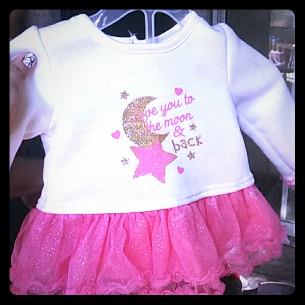 Love you to the moon and back baby sweater